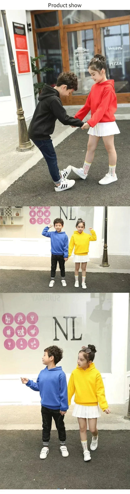 Kids Autumn Spring Trend Letter Print 2pcs Hoodie+Pants Tracksuits 3-13 Years Boys Girls Casual Outfits Children Clothes Sets