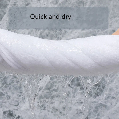 Cotton White Towel Super Absorbent Children Adult Towel Soft and Comfortable Hotel Beauty Salon Towel Multi-functional Towel