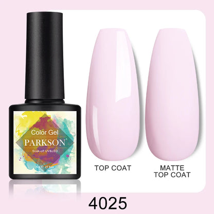 Parkson No Wipe Top Base Coat Nail Gel polish Design Enhancer Varnish Semi Permanent Soak Off UV LED Nail Art Tool