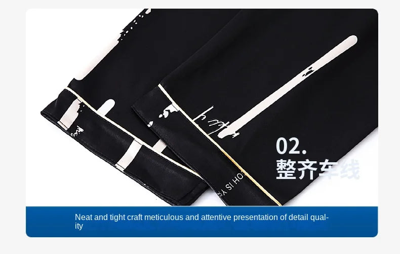 Fashion Summer Autumn 3 Piece Silk Men Pajamas Set Short Sleeve Shorts Oversize Homewear Lapel Collar Loungewear Pijamas for Man