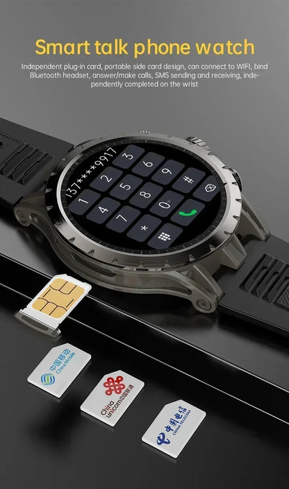 Q85 New 5G Popular Outdoors GPS Tracker Sports Smart Watch WIFI NFC SIM Card HD Video Call Music Player Waterproof Watch Men