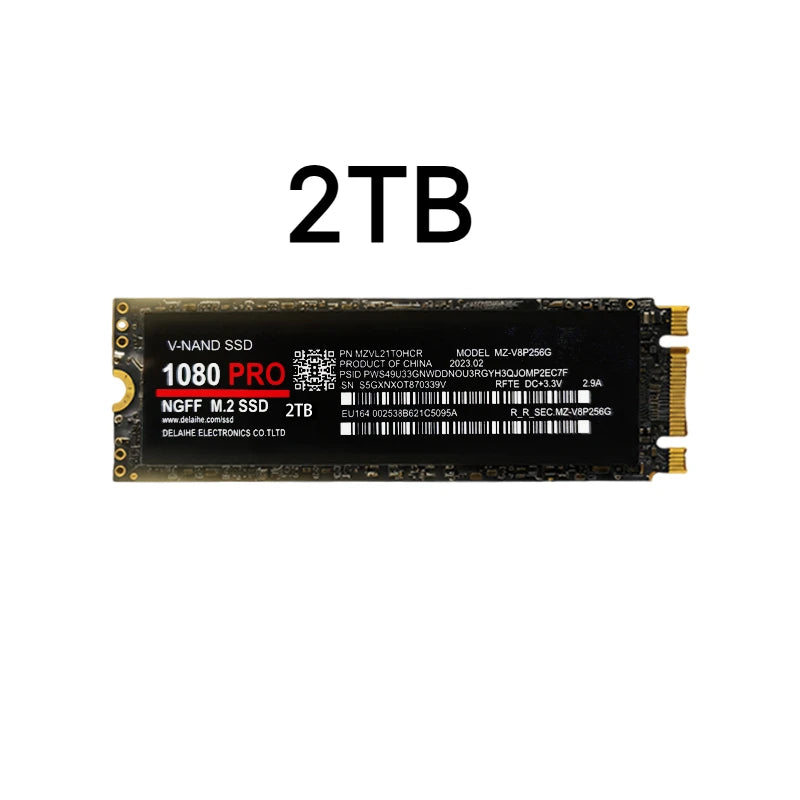 Original 1080PRO M.2 NVMe SSD 1TB 2TB NGFF Internal Solid State Drive High Speed Hard Disk for Gaming Laptop Desktop Notebook