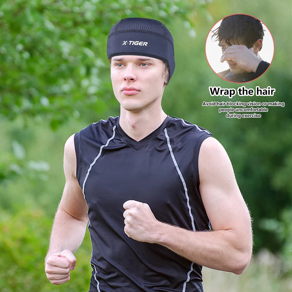 X-TIGER Summer Cycling Cap Waterproof Windproof Sport Running Bike Hat Riding Fishing Men Women Helmet Liner