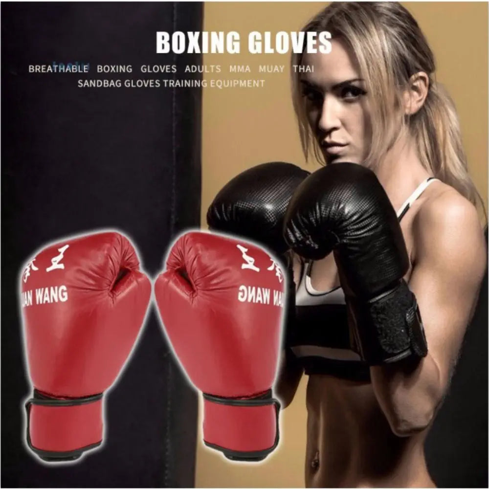 Boxningssäck 100 cm med handskar och upphängningskedjor