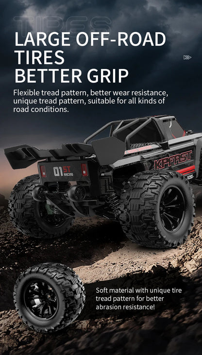 KF18 1/14 RC Drift Car 80KM/H 4WD 2.4G High Speed Off-Road Racing Car Brushless 3S Remote Controller Car Truck Toy For Gift