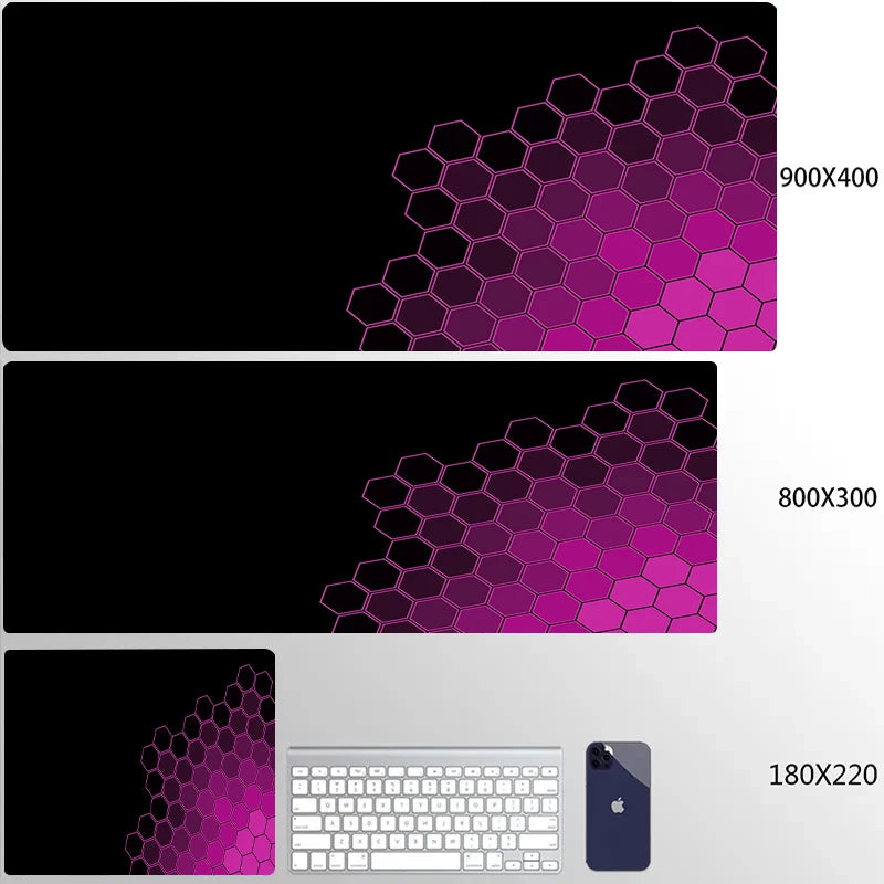 900x400 Geometric Art Large Gaming Mouse Pad Gamer Big Mouse Mat Computer Gaming Locking Edge MousePad Keyboard Desk Mice Pads