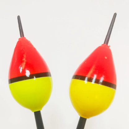 FREE FISHER 10pcs/Lot Lighted Fishing Floats,8cm Bobbers,Collection Cork Buoy Paulownia Wood Floats Plastic Stick Buoyancy 2g