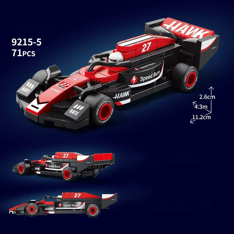 MOC Racerbil Byggklossar – LEGO-kompatibel ABS Rally Supersportbil 12 Modeller CE EN71 Jul Present 14+ år 2026