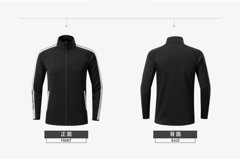 Customized Casual Sports Cardigan Jacket with Printable Embroidered Logo for Men's and Women's Outdoor Fashion tops