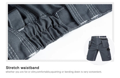 Men's durable multi-pocket work pants cargo work shorts workwear for Men