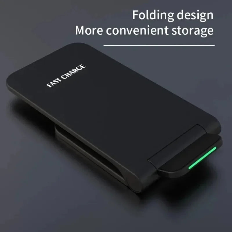 65W Fast Wireless Charger Stand Pad for iPhone 17 16 15 14Pro Samsung Xiaomi Phone Chargers Induction Fast Charging Dock Station