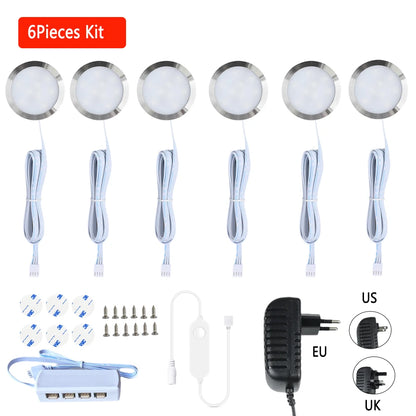 Tuya Zigbee Smart CCT LED Skåpsbelysning – Dimbar, 3000–6500K, SmartThings, Alexa & Google Home, 2–9 lampor