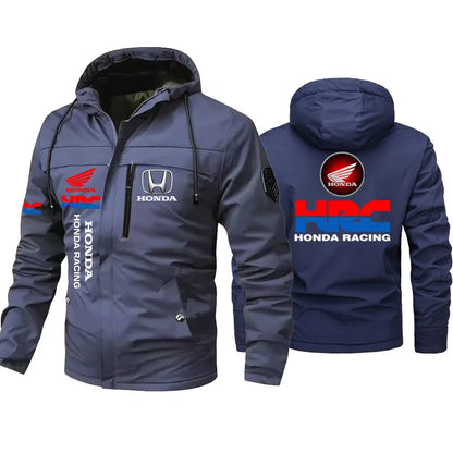 Motorcykeljacka i Racing-stil – Lös Passform, Herr, S–XXXL