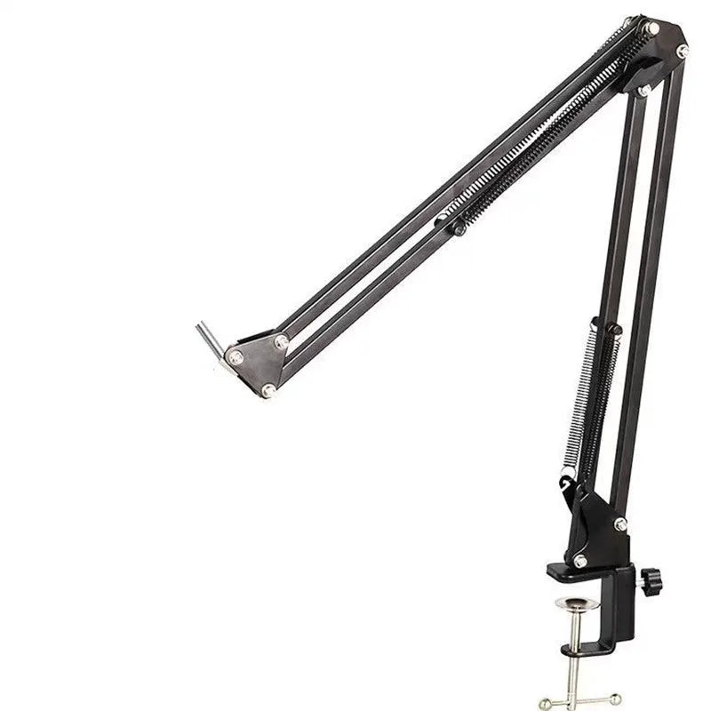 LINIM Microphone Arm Boom,Adjustable Suspension Boom with Heavy Duty Clamp,Scissor Mic Stand for Recording,Gaming