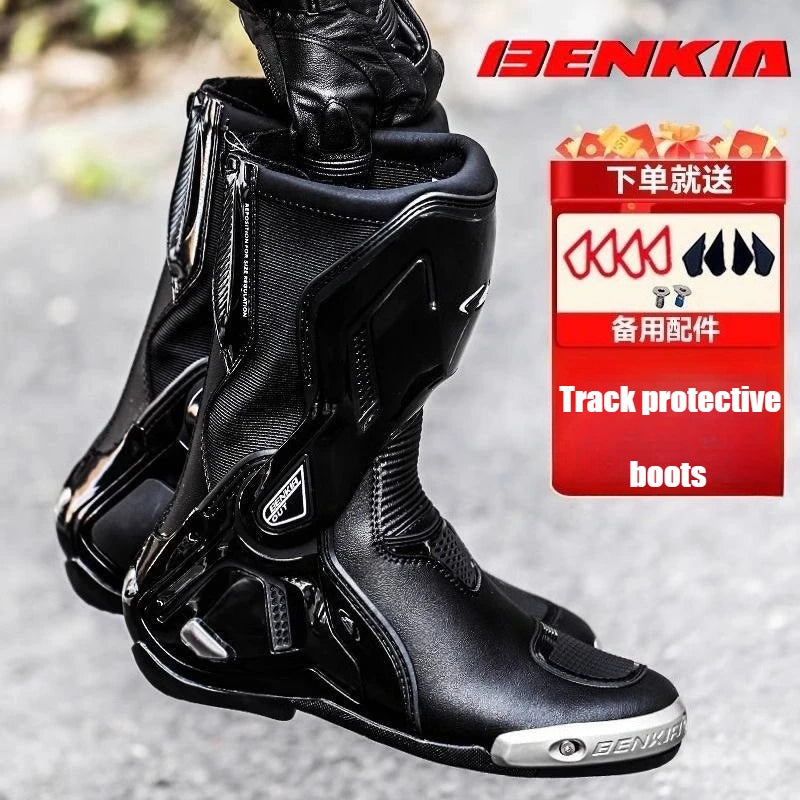 BENKIA Sommar Motorcykelstövlar Körstövlar Racing Off-Road