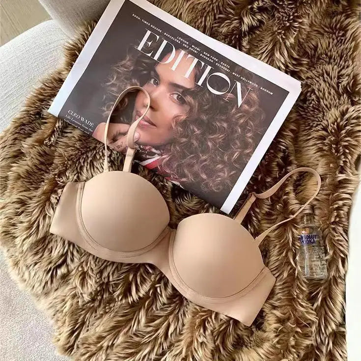Seamless Push-Up Bras For Women 1/2 Cup Padded Support Soft Underwire Bralette Comfort Fixed Cup Underwear Sexy Lingerie S-XL