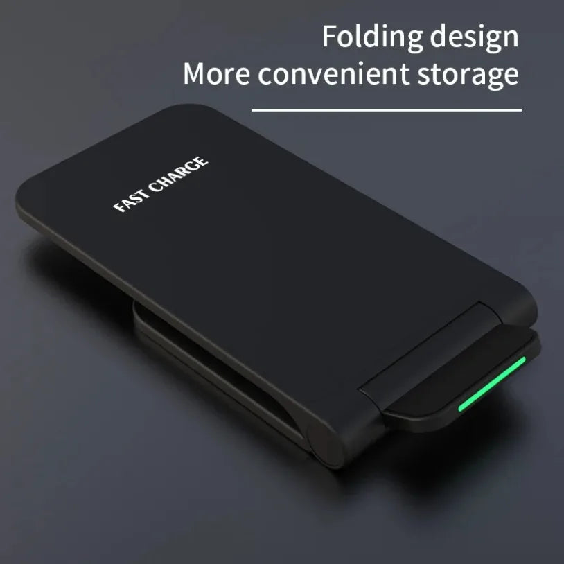 65W Fast Wireless Charger Stand Pad for iPhone 17 16 15 14Pro Samsung Xiaomi Phone Chargers Induction Fast Charging Dock Station