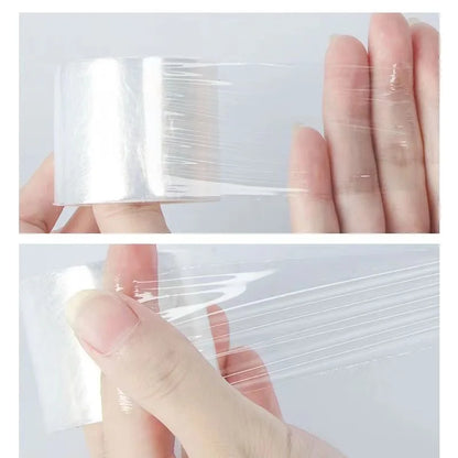 3/5/10 Roll Tattoo Film Wrap Clear Cover Film 4mm*200m For Eyebrow Eyelashes Lip Cleaning Transparent Makeup Tools Accessories
