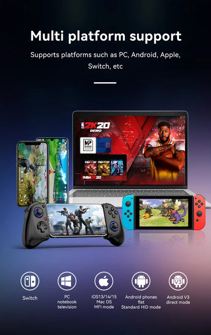 Wireless Controller Phone Bluetooth Gamepad For Switch PS4 PS3 Xbox iPhone Android Mobile Cell PC Control Game Pad Gaming Mando