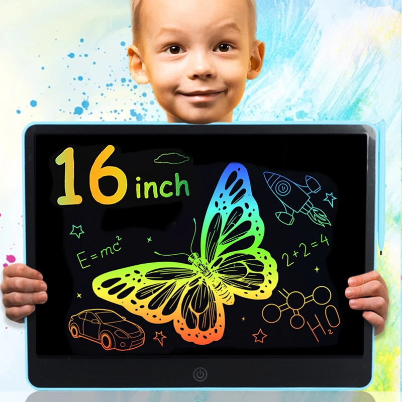 16/12/10/8.5/8.2/6.5/4.5inch LCD graphic tablet,color drawing tablet,3 4 5 6 7 8years kids birthday gifts/Christmas/travel toys