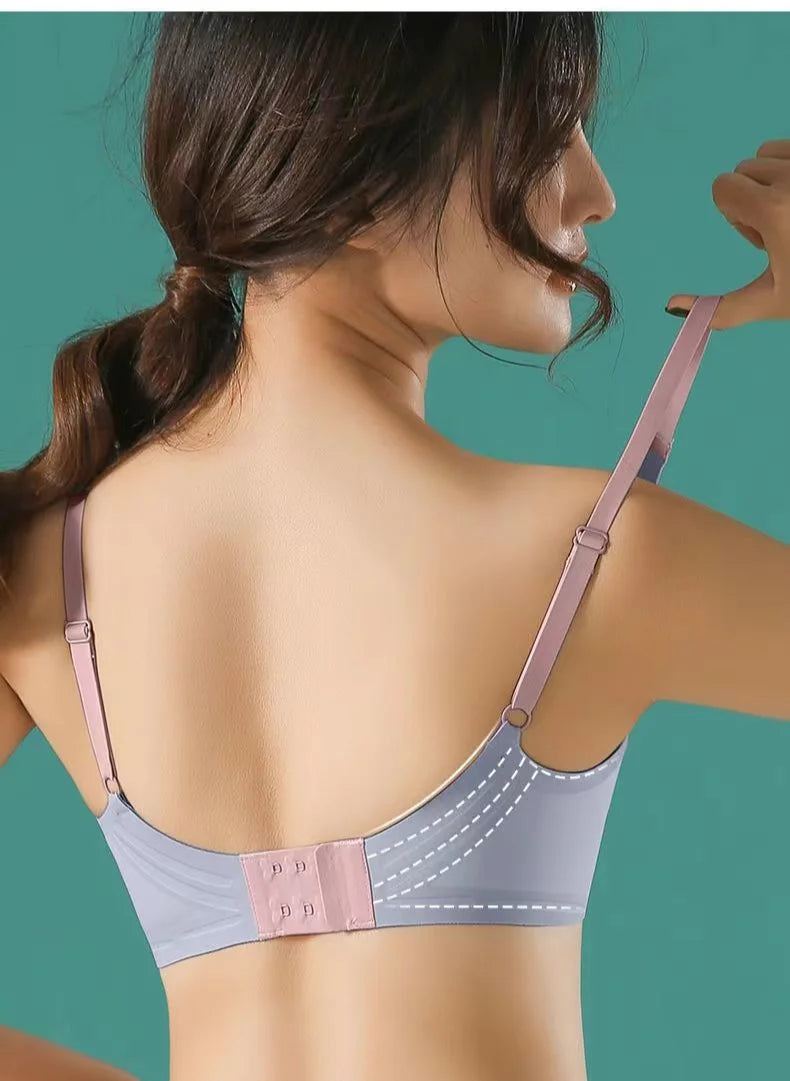 BH Women Bralette No Steel Ring Adjustable Strap Beauty Back Bra Upper Support Pure Desire Comfort Sling Ladies Underwear