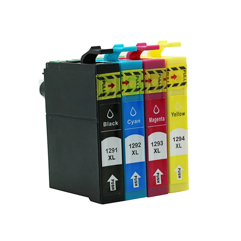 T1291-T1294 Bläckpatron Kompatibel med Epson SX235W SX420W SX435W SX438W SX525WD SX535WD WF-3520 WF-3540
