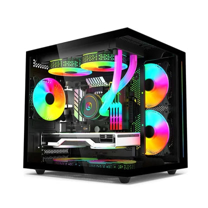 Aotesier Gaming PC Desktop INTEL Core E5-2650 CPU with RTX1050, 256G SSD, 16GB DDR4 3200 PC Gaming for all in One PC gamer Game
