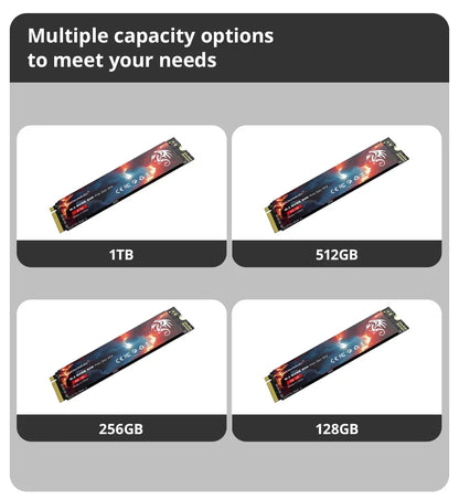 SomnAmbulist M.2 NVMe SSD PCIe 3.0 Gen3 x4 High‑Speed Internal Solid State Drive For Laptop Desktop PC Storage Upgrade