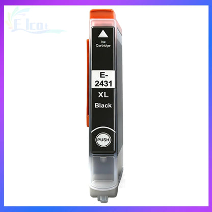 24 24XL T2431 T2432 T2433 Bläckpatron Kompatibel för Epson Expression Photo XP-55 XP-750 XP-760 XP-850 860 950 960 970 Skrivare