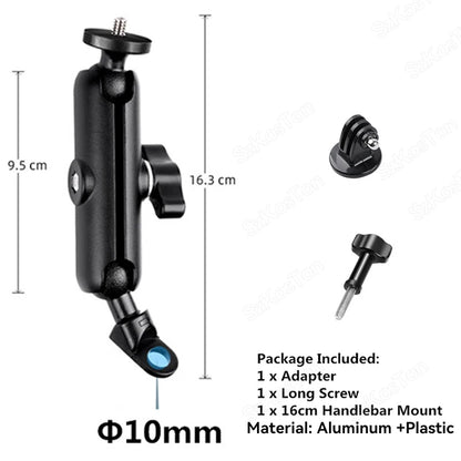 For Insta 360 X5 X4 X3 GO 3S Motorcycle Bicycle Clip Bracket for GoPro 13 12 11 DJI Action 6 Bike Selfie Stick Camera Accessory