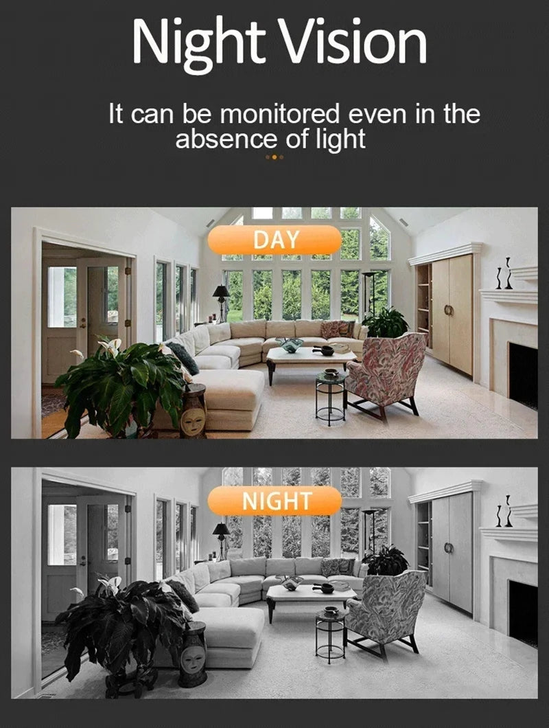 4K HD Mini Wireless Camera Portable Cam Invisible Night Version Camcorder Wifi Remote Monitor Video Voice Recorder Cameras 2026
