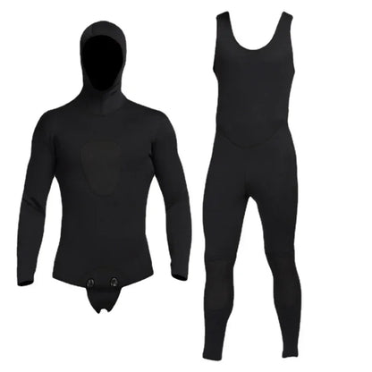 1,5mm Neopren Våtdräkt Herr – 2-delad, UV-skydd, Dykning & Simning, S–XXXL