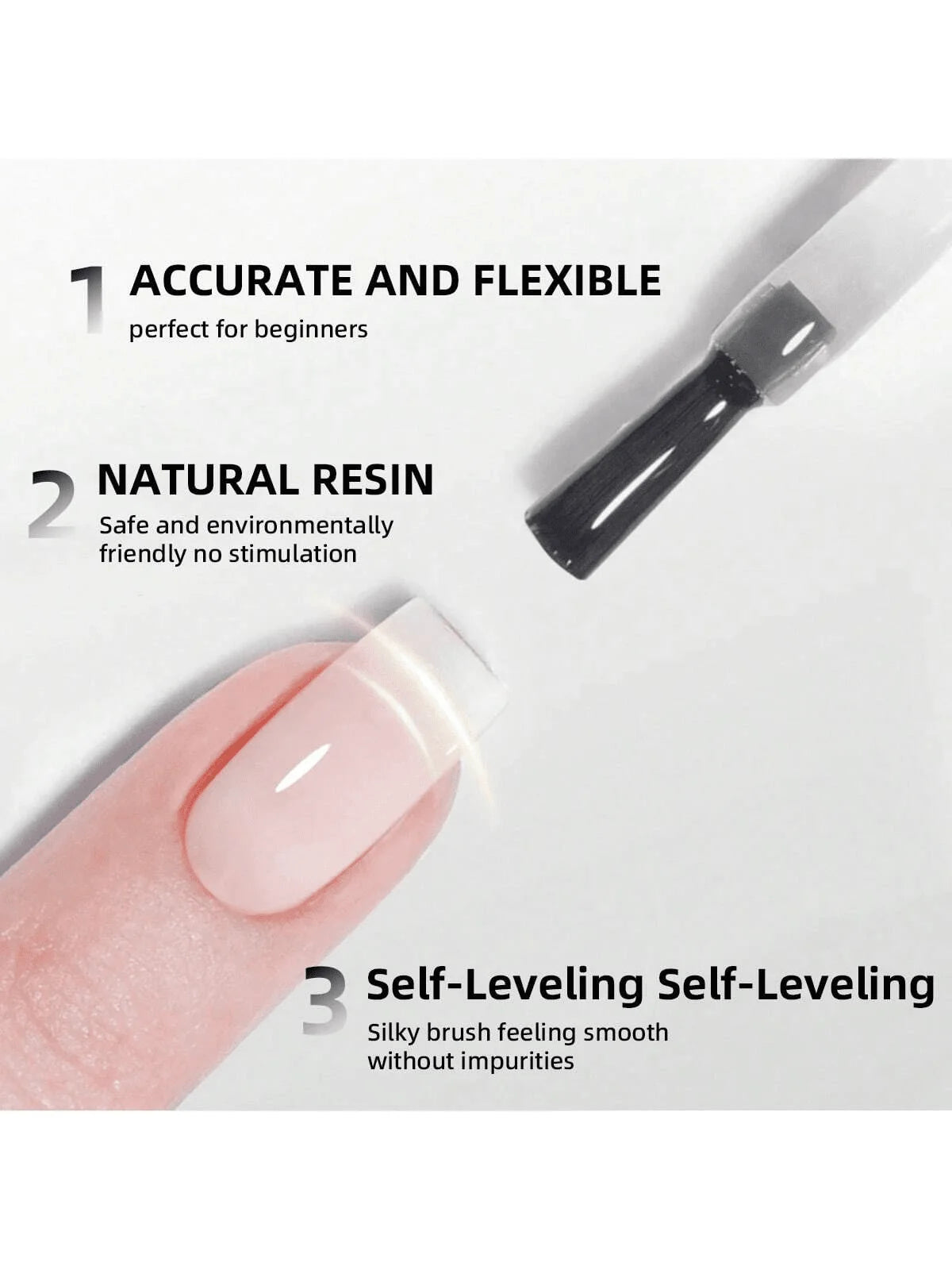 1Pc 15ml Reinforce Gel Nail Gel Multifunctional Clear Gel Nail Polish Nail Strengthener Gel Nail Extension Hard Gel Builder For