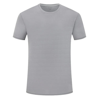Herr Sport T-Shirt 2026 – Anpassningsbar Logotryck Brodyr Elastisk Quick Dry 9 Färger Asian S–4XL