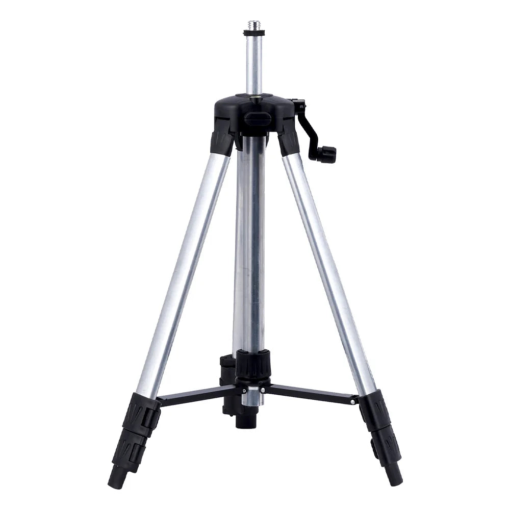 HGLINE 1.2M/1.5M Stretchable Laser Level Tripod Suitable for 5/8 Inch Laser Level Tools Aluminum Tripod with Lifting Rocker