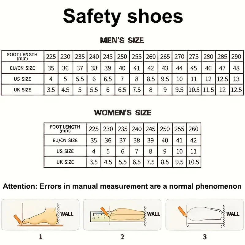 2026 High-Top Rotating Buckle Safety Shoes for Men and Women, Labor Protection Shoes, Protective Shoes, Work Shoes, Shock-Resist