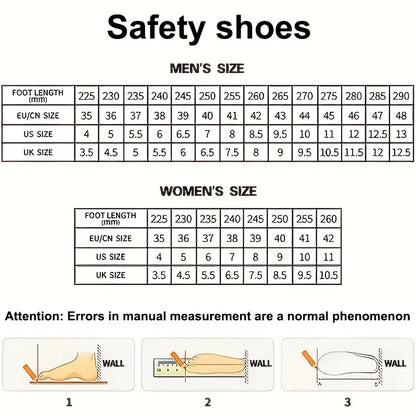 2026 High-Top Rotating Buckle Safety Shoes for Men and Women, Labor Protection Shoes, Protective Shoes, Work Shoes, Shock-Resist