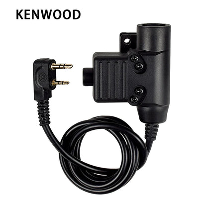 Tactical Communication Headphone Bowman Elite II Headset U94 PTT For Kenwood Baofeng UV-5R Radio Outdoor Hunting Accessories