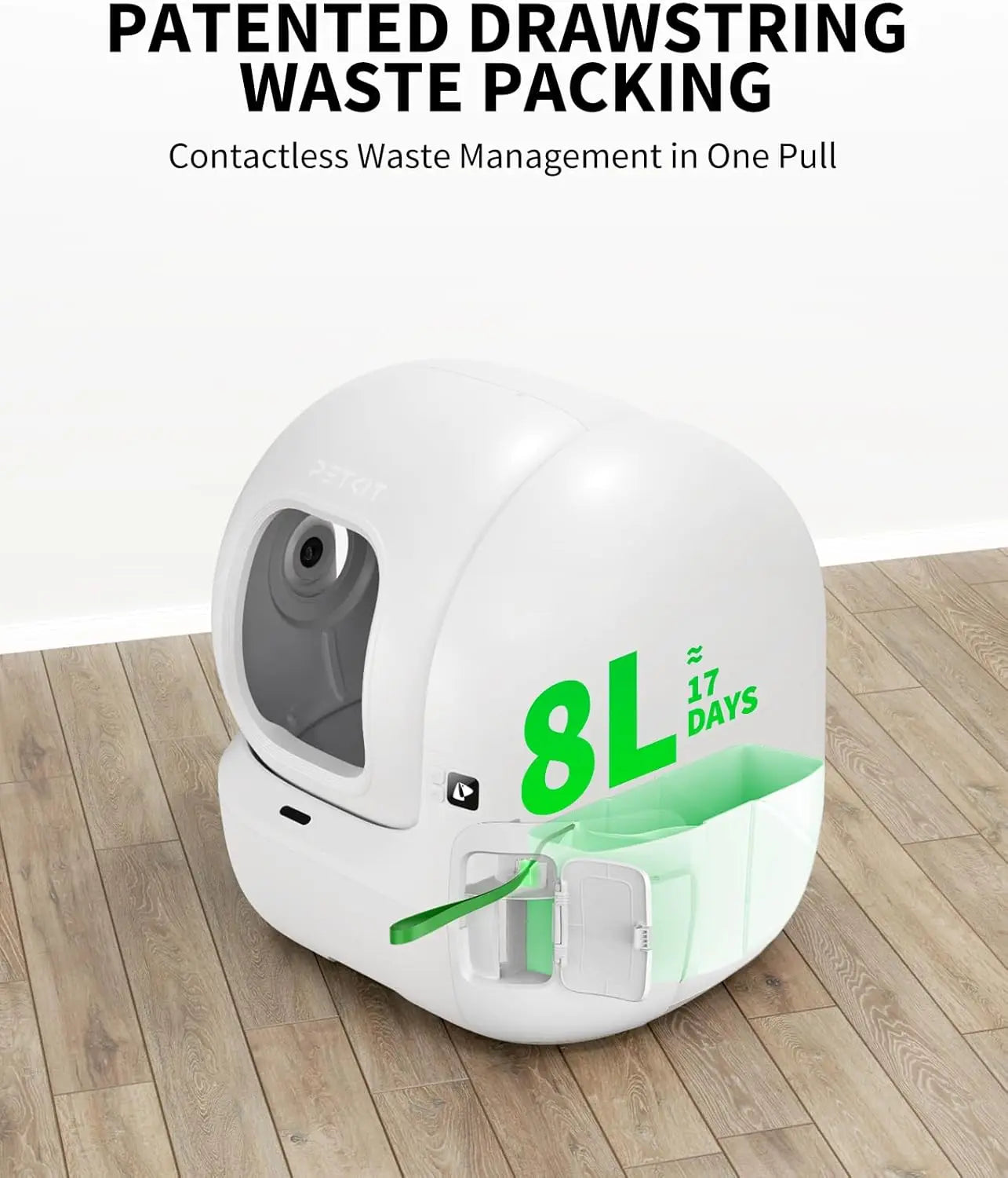 PETKIT PUROBOT MAX PRO Automatic Smart Cat Litter Box Self Cleaning AI-Camera Pet Toilet Odor Removal App Control Global Version
