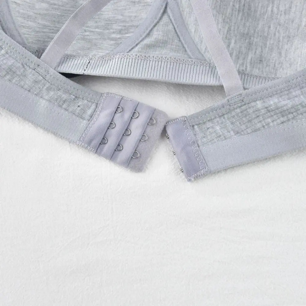 New Simple Cotton Girl Bra Underwear Student Bra Teen Thin Section Without Steel Ring Comfortable Sleep Bra Sport Vest For Woman