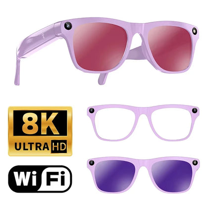 Xiaomi Upgrade Smart AI Glasses 800W HD 8K Shooting Camera Photo Video Voice Call Translation Bluetooth AI Motorcycle Glasses