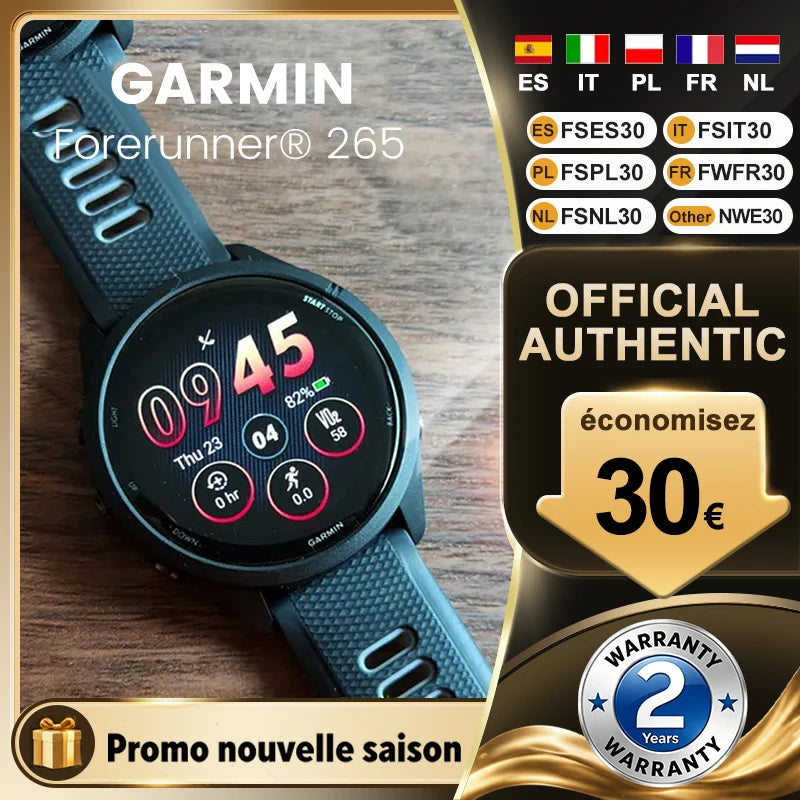 Garmin Forerunner 265 Smartwatch