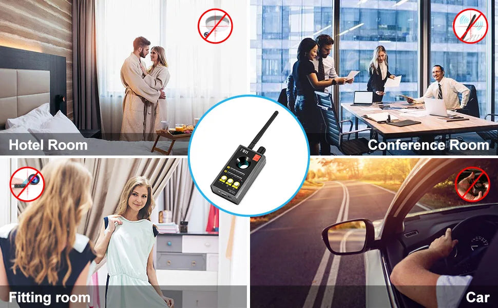 F911 Hidden Camera Detectors, Anti Spy Camera Finder, GPS Tracker Detectors, Bug & Hidden Devices Detector