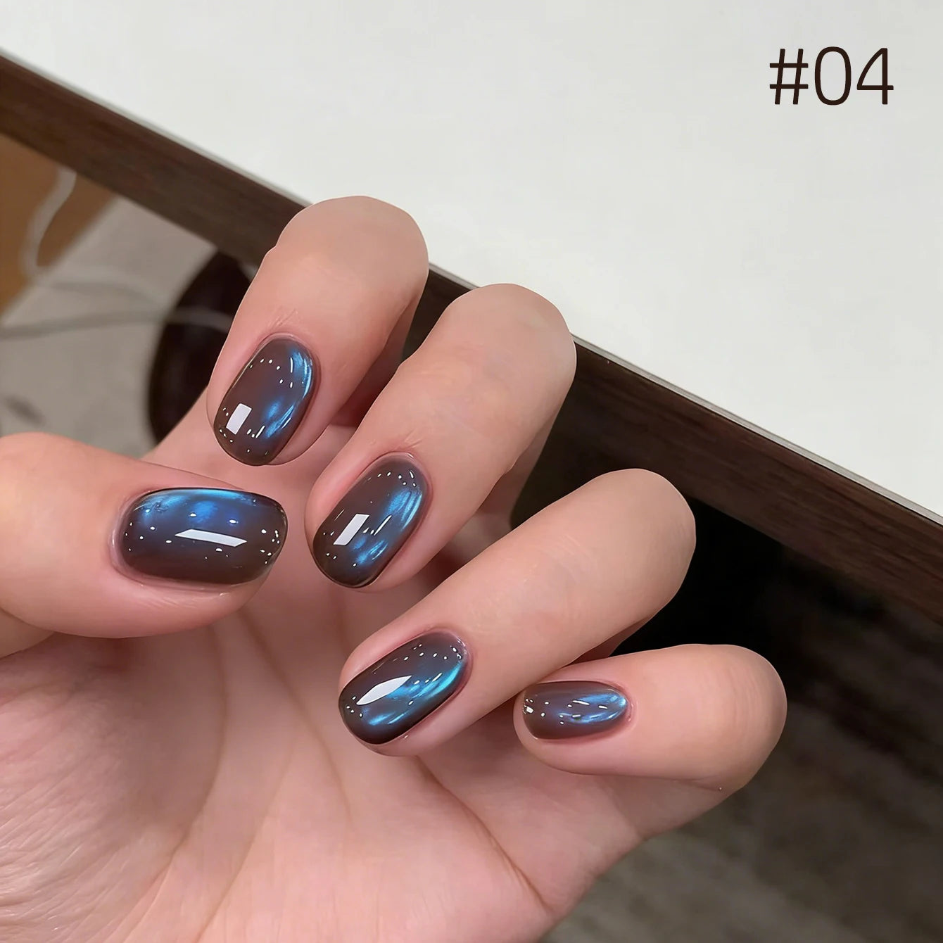 MIANEL Orion Nebula Cat Eye Gel Nail Polish Sparkling Crystal Shimmer Blue Purple Gold 2026 Spring/Summer Unique Special