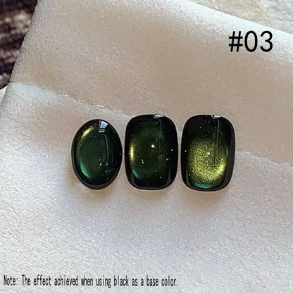 MIANEL Orion Nebula Cat Eye Gel Nail Polish Sparkling Crystal Shimmer Blue Purple Gold 2026 Spring/Summer Unique Special