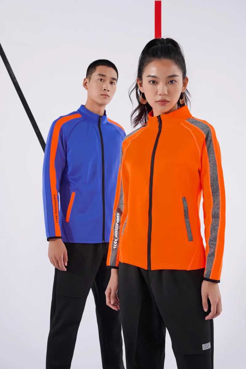 Customized Casual Sports Cardigan Jacket with Printable Embroidered Logo for Men's and Women's Outdoor Fashion tops