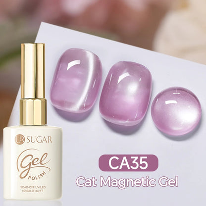 UR SUGAR 15ml Cat Magnetic Gel Nail Polish 30 Colors Semi Permanent Magnetic Gel UV/LED Soak Off Painting Vanrish Design