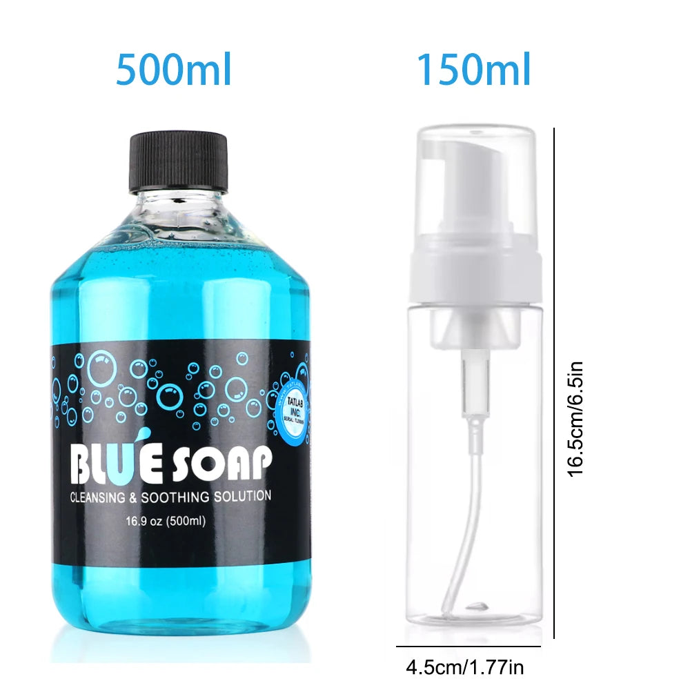Ultra Concentrated Green Soap Tattoo Foaming Bottle – Tattoo Supplies for Tattoos, Piercings, Skin and Equipment Cleaning