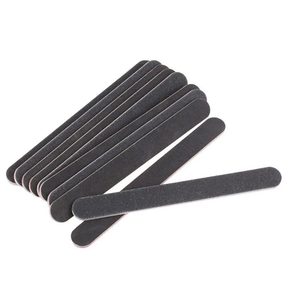 10Pcs Nail Files Sanding 100/180 Round Grit Buffer Block Pedicure  Manicure Buffing Polish Beauty Tools Professional Nail Files