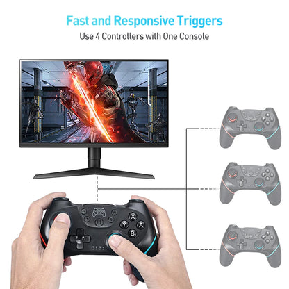 Wireless Bluetooth for Nintendo Switch & OLED Lite PC Controller Gamepad Joystick Control Computer Game Pad Mando Command Gaming